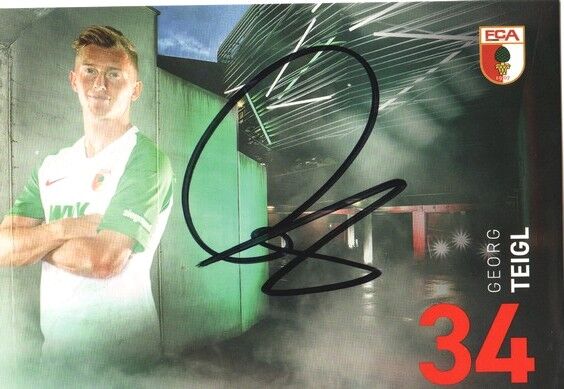Autogramm Fussball | FC Augsburg | 2019 | Georg TEIGL