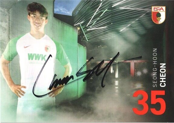 Autogramm Fussball | FC Augsburg | 2019 | Seong-Hoon CHEON