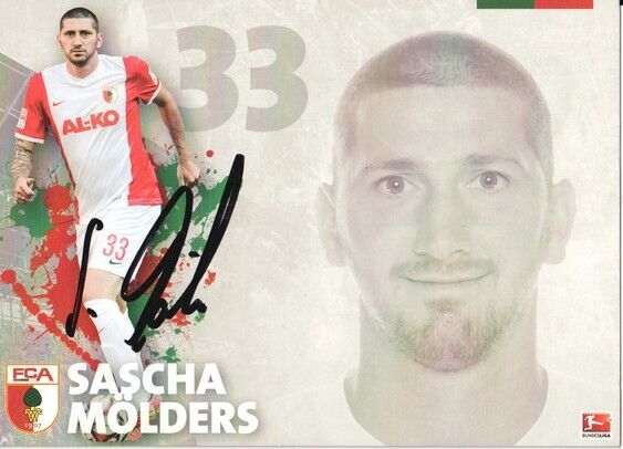Autogramm Fussball | FC Augsburg | 2014 | Sascha MÖLDERS