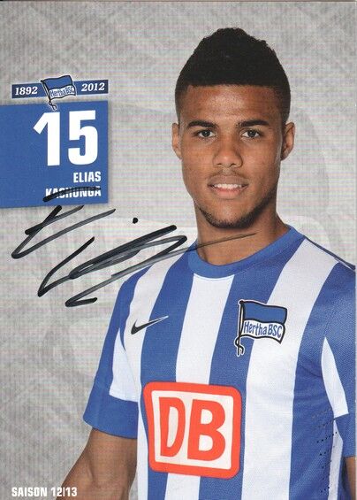 Autogramm Fussball | Hertha BSC Berlin | 2012 | Elias KACHUNGA