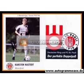 Autogramm Fussball | FC St. Pauli | 1993 | Karsten HASTEDT