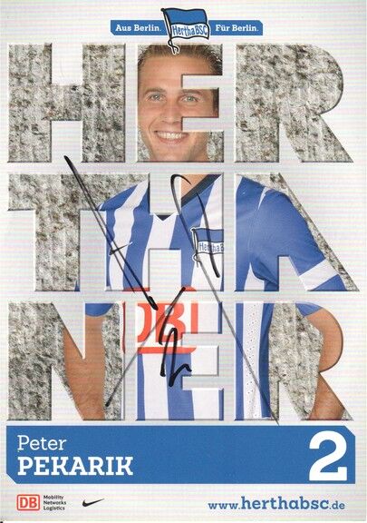 Autogramm Fussball | Hertha BSC Berlin | 2013 | Peter PEKARIK