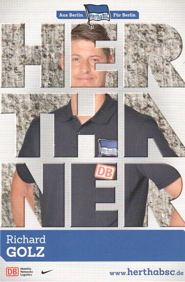 Autogramm Fussball | Hertha BSC Berlin | 2013 | Richard GOLZ