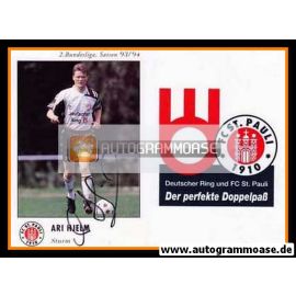 Autogramm Fussball | FC St. Pauli | 1993 | Ari HJELM