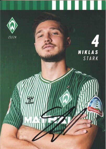 Autogramm Fussball | SV Werder Bremen | 2023 | Niklas STARK