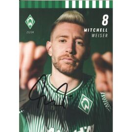 Autogramm Fussball | SV Werder Bremen | 2023 | Mitchell WEISER