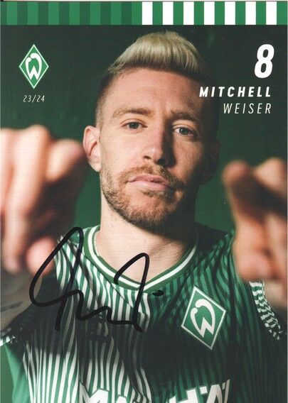 Autogramm Fussball | SV Werder Bremen | 2023 | Mitchell WEISER