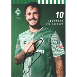 Autogramm Fussball | SV Werder Bremen | 2023 | Leonardo BITTENCOURT