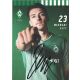 Autogramm Fussball | SV Werder Bremen | 2023 | Nicolai RAPP