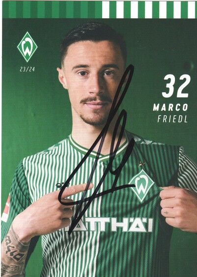 Autogramm Fussball | SV Werder Bremen | 2023 | Marco FRIEDL