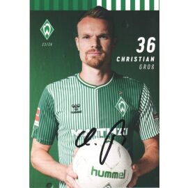 Autogramm Fussball | SV Werder Bremen | 2023 | Christian GROSS
