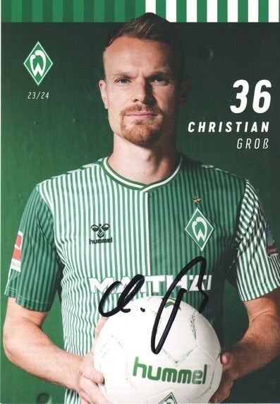Autogramm Fussball | SV Werder Bremen | 2023 | Christian GROSS
