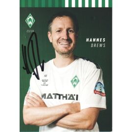 Autogramm Fussball | SV Werder Bremen | 2023 | Hannes DREWS