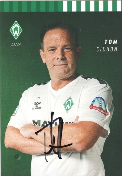 Autogramm Fussball | SV Werder Bremen | 2023 | Tom CICHON