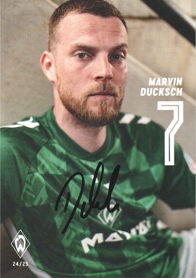Autogramm Fussball | SV Werder Bremen | 2024 | Marvin DUCKSCH 
