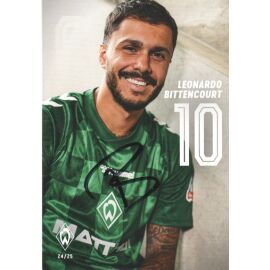 Autogramm Fussball | SV Werder Bremen | 2024 | Leonardo BITTENCOURT