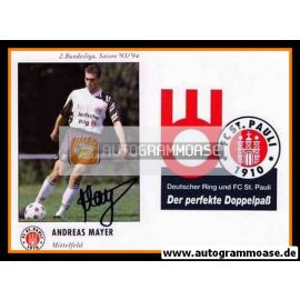 Autogramm Fussball | FC St. Pauli | 1993 | Andreas MAYER