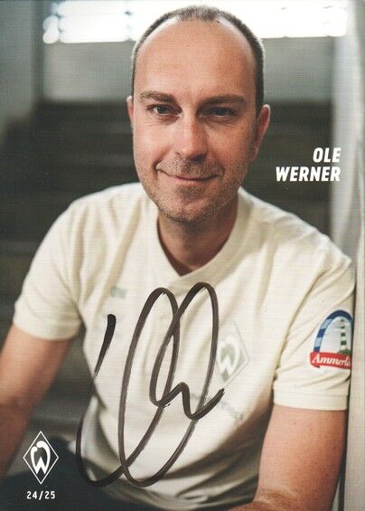 Autogramm Fussball | SV Werder Bremen | 2024 | Ole WERNER 
