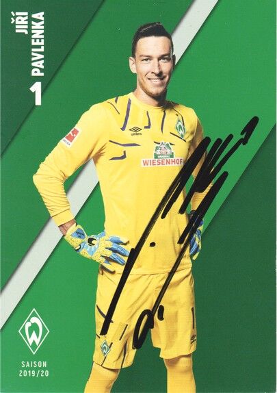 Autogramm Fussball | SV Werder Bremen | 2019 | Jiri PAVLENKA
