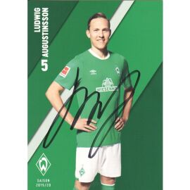 Autogramm Fussball | SV Werder Bremen | 2019 | Ludwig AUGUSTINSSON