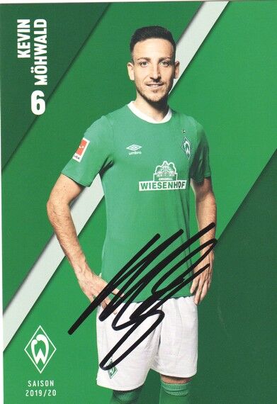 Autogramm Fussball | SV Werder Bremen | 2019 | Kevin MÖHWALD