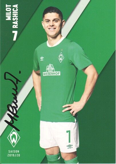 Autogramm Fussball | SV Werder Bremen | 2019 | Milot RASHICA