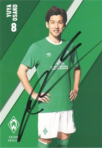 Autogramm Fussball | SV Werder Bremen | 2019 | Yuya OSAKO
