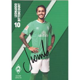 Autogramm Fussball | SV Werder Bremen | 2019 | Leonardo BITTENCOURT