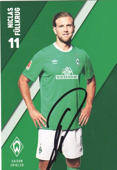 Autogramm Fussball | SV Werder Bremen | 2019 | Niclas FÜLLKRUG