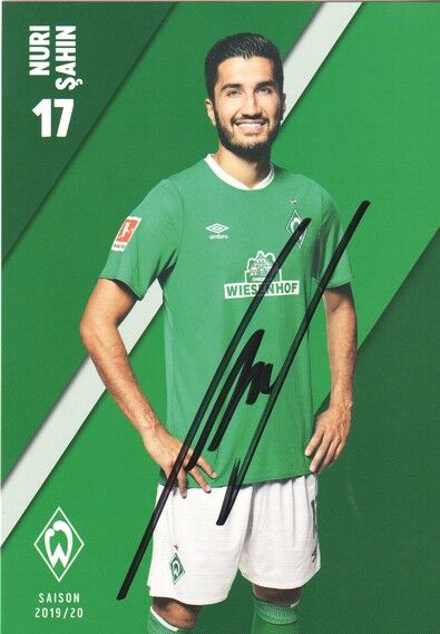 Autogramm Fussball | SV Werder Bremen | 2019 | Nuri SAHIN