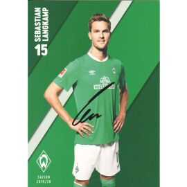 Autogramm Fussball | SV Werder Bremen | 2019 | Sebastian LANGKAMP