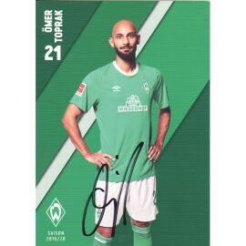 Autogramm Fussball | SV Werder Bremen | 2019 | Ömer TOPRAK