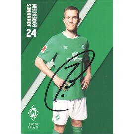 Autogramm Fussball | SV Werder Bremen | 2019 | Johannes EGGESTEIN