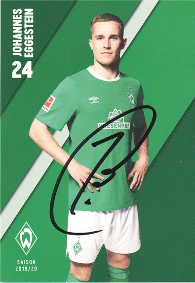 Autogramm Fussball | SV Werder Bremen | 2019 | Johannes EGGESTEIN