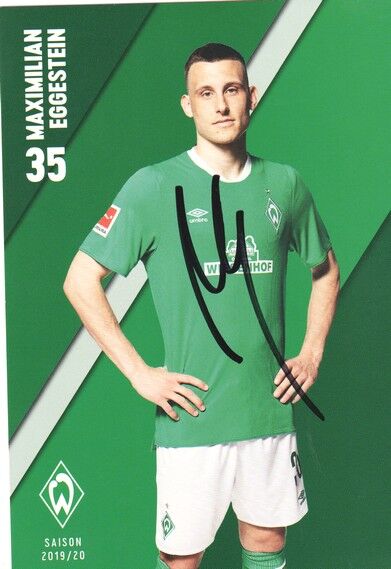 Autogramm Fussball | SV Werder Bremen | 2019 | Maximilian EGGESTEIN