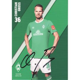 Autogramm Fussball | SV Werder Bremen | 2019 | Christian GROSS