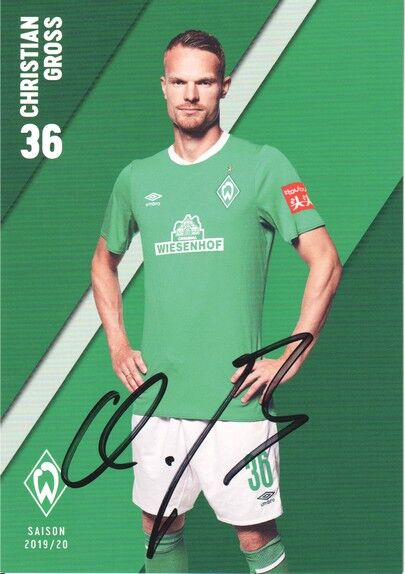 Autogramm Fussball | SV Werder Bremen | 2019 | Christian GROSS