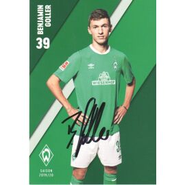Autogramm Fussball | SV Werder Bremen | 2019 | Benjamin GOLLER