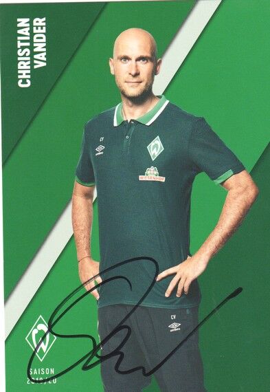 Autogramm Fussball | SV Werder Bremen | 2019 | Christian VANDER