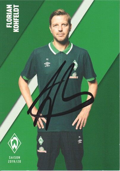 Autogramm Fussball | SV Werder Bremen | 2019 | Florian KOHFELDT