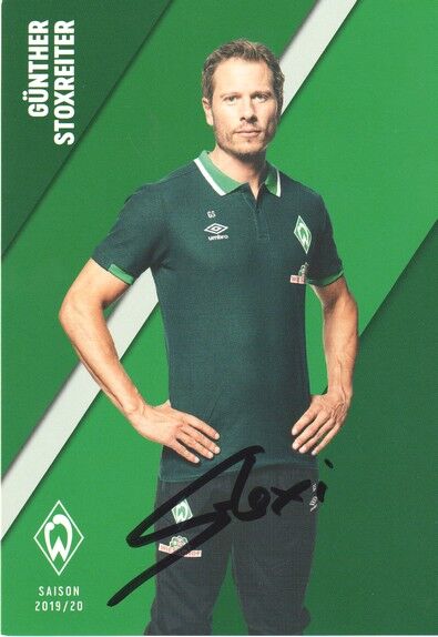 Autogramm Fussball | SV Werder Bremen | 2019 | Günther STOXREITER