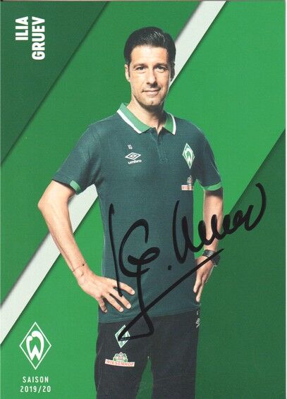 Autogramm Fussball | SV Werder Bremen | 2019 | Ilia GRUEV (Co)