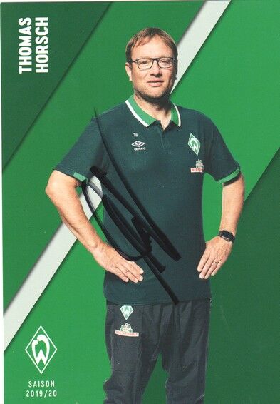 Autogramm Fussball | SV Werder Bremen | 2019 | Thomas HORSCH