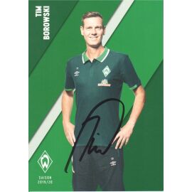 Autogramm Fussball | SV Werder Bremen | 2019 | Tim BOROWSKI