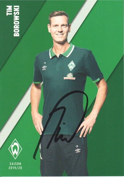 Autogramm Fussball | SV Werder Bremen | 2019 | Tim BOROWSKI