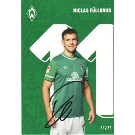 Autogramm Fussball | SV Werder Bremen | 2021 | Niclas FÜLLKRUG