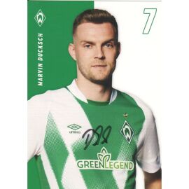 Autogramm Fussball | SV Werder Bremen | 2022 | Marvin DUCKSCH