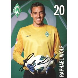 Autogramm Fussball | SV Werder Bremen | 2012 | Raphael WOLF (ohne Logo)