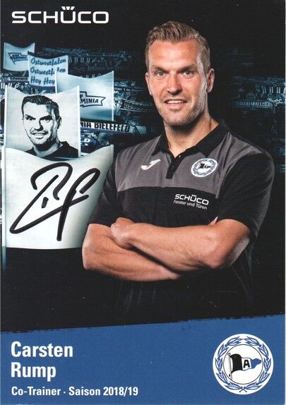 Autogramm Fussball | DSC Arminia Bielefeld | 2018 | Carsten RUMP