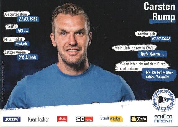 Autogramm Fussball | DSC Arminia Bielefeld | 2018 | Carsten RUMP